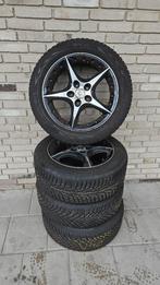 Winterbanden met velg 205/55 R16, Ophalen, Gebruikt, 16 inch, Banden en Velgen