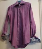 Als nieuw overhemd CIRCLE of GENTLEMEN paars streep 40, Verzenden, Paars, Halswijdte 39/40 (M), Zo goed als nieuw