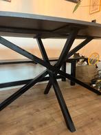 Tafel met X onderstel (staal), Ophalen, 200 cm of meer, 50 tot 100 cm, Zo goed als nieuw