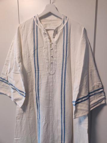 Exclusieve Kaftan uit Israël – 140 cm – Blauw/wit design beschikbaar voor biedingen
