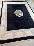 Ming vloerkleed met de hand vervaardigd 2 x 3 meter, 200 cm of meer, Grijs, Ophalen of Verzenden, Zo goed als nieuw