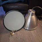 Industrieele hanglampen, Huis en Inrichting, Lampen | Hanglampen, Ophalen, Gebruikt, Metaal, Minder dan 50 cm
