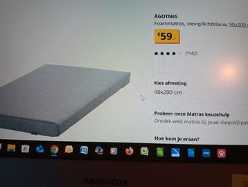 Bed van ikea met matras - afbeelding 3