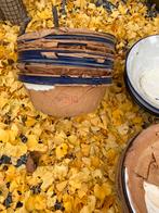 Pakhuis vondst. 70 wit emaille schalen, Antiek en Kunst, Antiek | Emaille, Ophalen