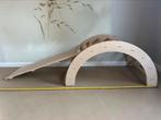 Houten Montessori klimboog met glijbaan en trap, Kinderen en Baby's, Speelgoed | Houten speelgoed, Ophalen of Verzenden, Zo goed als nieuw