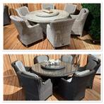 2 x 4 Seasons Outdoor Tuinset Eetset Loungeset Twv: €12.000+, Tuin en Terras, 6 zitplaatsen, Bijzettafel, Ophalen of Verzenden