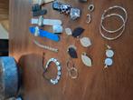 Diverse sieraden horloges ringen oorbellen kettings, Ophalen of Verzenden, Zo goed als nieuw, Overige materialen, Overige merken