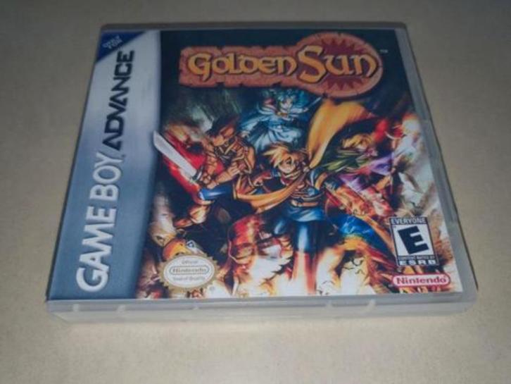 Golden Sun Game Boy Advance GBA Game Case, Spelcomputers en Games, Games | Nintendo Game Boy, Zo goed als nieuw, Avontuur en Actie
