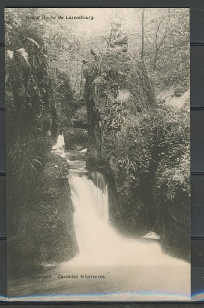 Luxemburg Echternach 1930 Cascades Ansichtkaart 954b, Verzamelen, Ansichtkaarten | België, Ongelopen, Luxemburg, Voor 1920, Ophalen of Verzenden