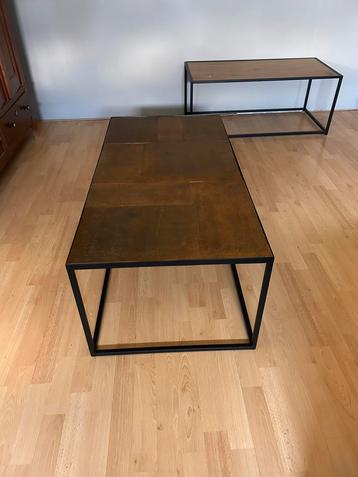 Nieuw | Dutchbone Lee salontafel | koper | super mooi | beschikbaar voor biedingen