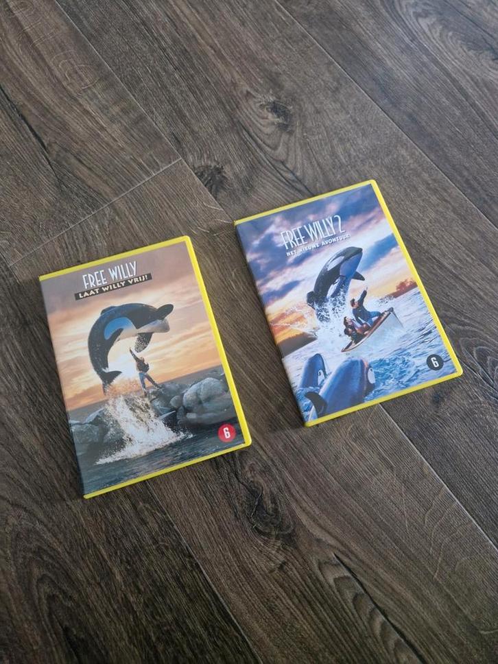Aangeboden: Free Willy en Free Willy 2, Cd's en Dvd's, Dvd's | Kinderen en Jeugd, Zo goed als nieuw, Film, Avontuur, Vanaf 6 jaar