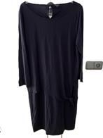 Claudia Strater jurk maat 44 donkerblauw acetaatviscose., Maat 42/44 (L), Zo goed als nieuw, Claudia Sträter, Onder de knie