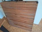 Yogyakarta hardhouten vlondertegels - 6 stuks 100x100x2 cm, Ophalen, Zo goed als nieuw, Hout