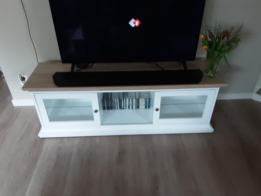 TV meubel, Huis en Inrichting, Kasten | Televisiemeubels, Ophalen, Gebruikt, 50 tot 100 cm, Landelijk