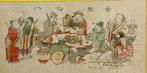 Oude Chinees Schilderij op papier, Ophalen