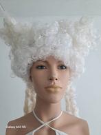Markiezinnenpruik, Kleding | Dames, Ophalen of Verzenden, Zo goed als nieuw, Carnaval, Accessoires