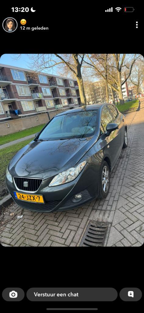Seat Ibiza 1.4 63KW 5DRS 2009 Grijs, Auto's, Seat, Particulier, Ibiza, Adaptive Cruise Control, Airbags, Airconditioning, Bluetooth