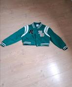 Bershka cropped jasje, Maat 38/40 (M), Zo goed als nieuw, Groen, Bershka