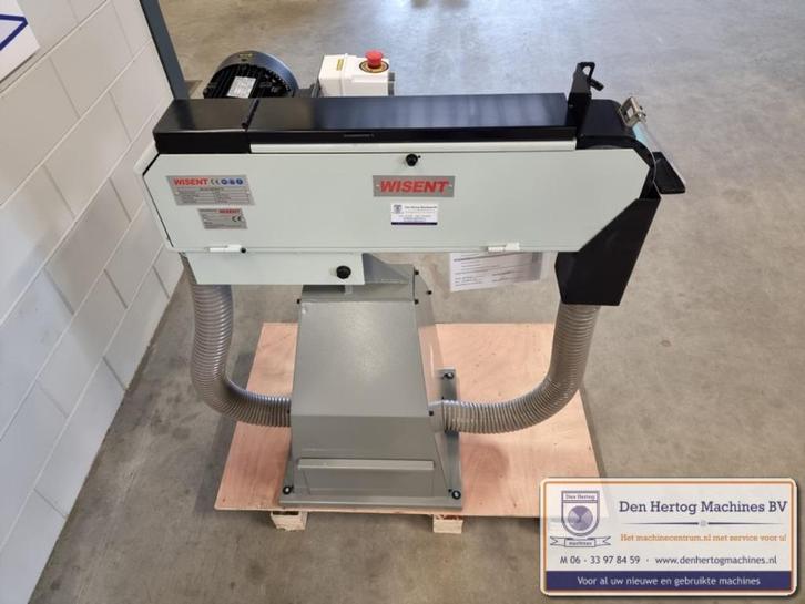 Bandschuurmachine Wisent met afzuiging 75 en 150mm 400V, Doe-het-zelf en Verbouw, Gereedschap | Schuurmachines, Zo goed als nieuw