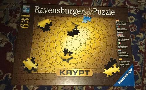Ravensburger Krypt Puzzel Gold 631 stukjes, Hobby en Vrije tijd, Denksport en Puzzels, Zo goed als nieuw, Ophalen of Verzenden