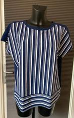 Sandwich top #travelstof marinblauw crème / wit L | 40, Overige kleuren, Verzenden, Maat 42/44 (L), Zo goed als nieuw