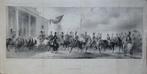 C. C. A. Last litho "Intrede van Z.M .i d Willemspoort" 1840, Ophalen