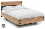 Stijlvol houten bed industrieel, Ophalen, Overige kleuren, Tweepersoons, 140 cm