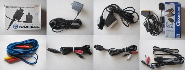 RF, Svhs, AV, Scart kabel N64 SNES Gamecube Nintendo, Spelcomputers en Games, Spelcomputers | Overige Accessoires, Ophalen of Verzenden