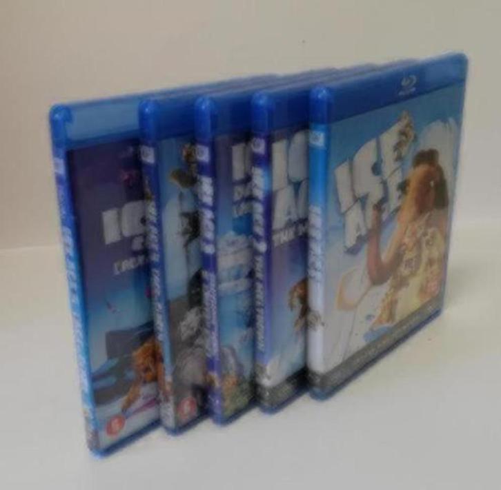 ICE AGE ( Deel 1 t/m 5 ), Cd's en Dvd's, Blu-ray, Zo goed als nieuw, Tekenfilms en Animatie, Ophalen of Verzenden