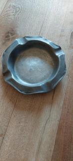Vintage tinnen(92%) asbak ø18,5 cm, Ophalen of Verzenden