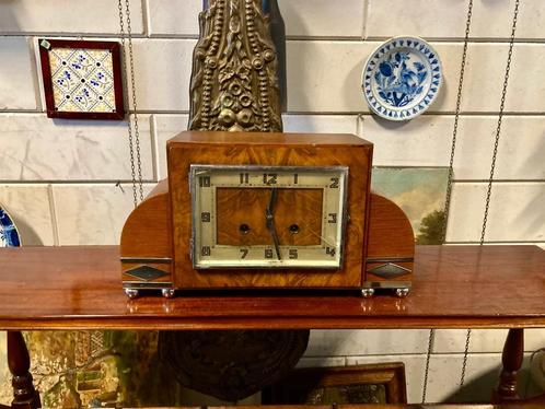 Amsterdamse School Pendule | Art Deco, Antiek en Kunst, Antiek | Klokken, Ophalen of Verzenden