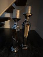 Zilveren Kandelaars Set van action, Ophalen, 25 tot 50 cm, Zo goed als nieuw, Metaal