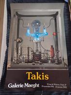 Takis, galerie Maeght. Parijs 1982, Ophalen of Verzenden, Zo goed als nieuw, Rechthoekig Staand