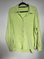 American Vintage gele neon blouse oversized rib maat M/L, Maat 38/40 (M), Parc d’activités de Signes, 84 allée de Stockholm, 83870 Signes, Frankrijk.