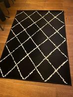 Te koop vloerkleed laagpolig 120x170cm, Huis en Inrichting, Stoffering | Tapijten en Kleden, Gebruikt, Zwart, Ophalen of Verzenden