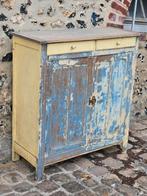 Antieke brocante Franse kast vol patina, Antiek en Kunst, Curiosa en Brocante, Ophalen