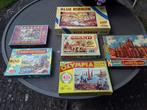 Doos met 7 oude puzzels. Jaren '50 of eerder. Philmar en TP., Ophalen of Verzenden, 500 t/m 1500 stukjes, Gebruikt, Legpuzzel