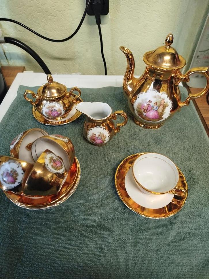 Ouderwets theeservies., Antiek en Kunst, Antiek | Servies compleet, Ophalen