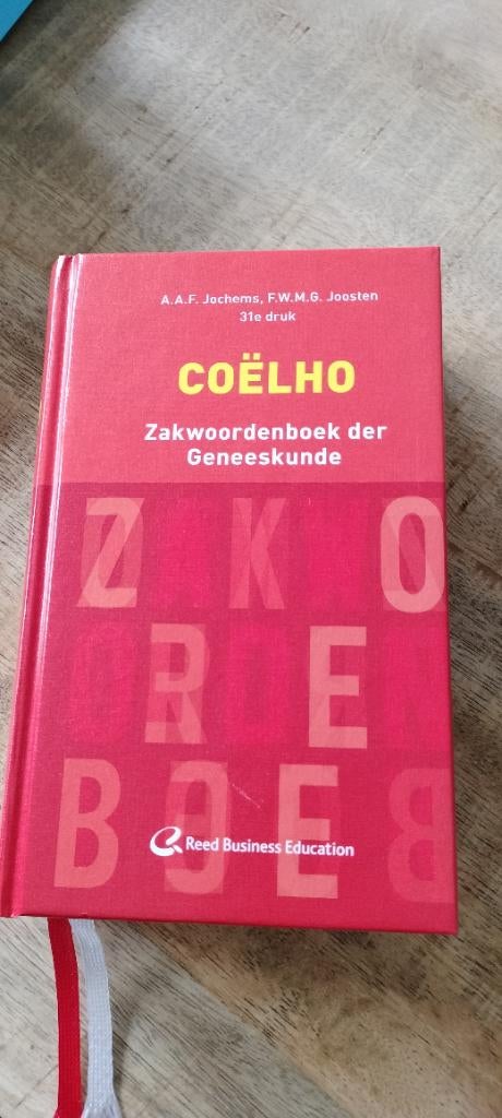 Zakwoordenboek der geneeskunde, Boeken, Studieboeken en Cursussen, Ophalen of Verzenden, Coelho, Beta, WO