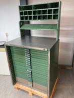 Letterkast / zetbok uit drukkerij, met opzetkast, Ophalen, Gebruikt