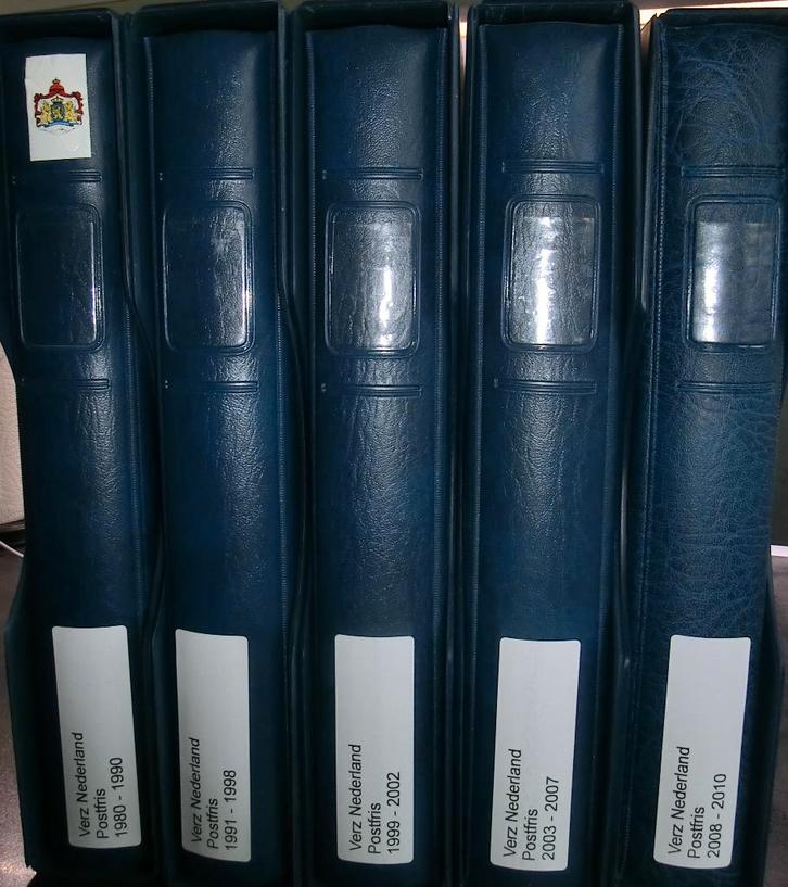 Schitterende pfr verz Nederland 1980 t/m 2010 in 5 x lindner, Postzegels en Munten, Postzegels | Volle albums en Verzamelingen
