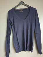 Massimo Dutti donkerblauwe trui zijde/katoen en cashmere S, Massimo Dutti, Blauw, Ophalen of Verzenden, Zo goed als nieuw