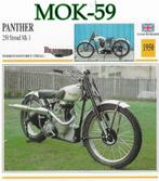 Mok59 motorkaart panther 250 stroud mk1 ( 1950 ), Ophalen of Verzenden, Zo goed als nieuw, Auto's