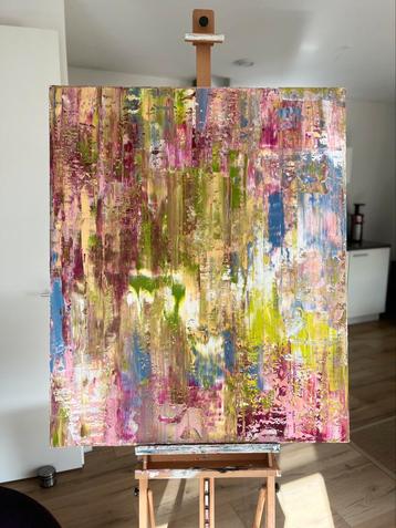 Studio opruiming - Abstract schilderij (eigen werk) beschikbaar voor biedingen