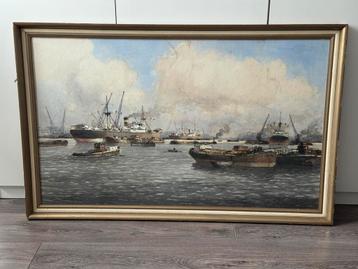 MJ de Jongere (Drulman) 1912-1977 . Waalhaven beschikbaar voor biedingen
