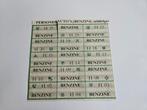 Benzinebonnen 1973 *15 stuks personenauto's, Ophalen of Verzenden
