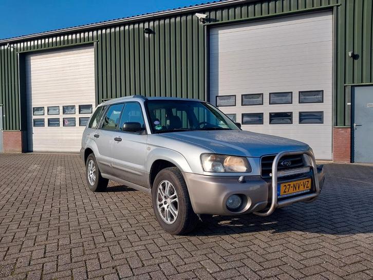 Subaru Forester 2.0 92KW 2004 Grijs LPG, Auto's, Subaru, Particulier, Forester, 4x4, ABS, Airconditioning, Android Auto, Apple Carplay
