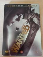 Wanted 2 disc. O.a Angelina Jolie. Metal case (4=3), Vanaf 16 jaar, Ophalen of Verzenden, Zo goed als nieuw, Actie