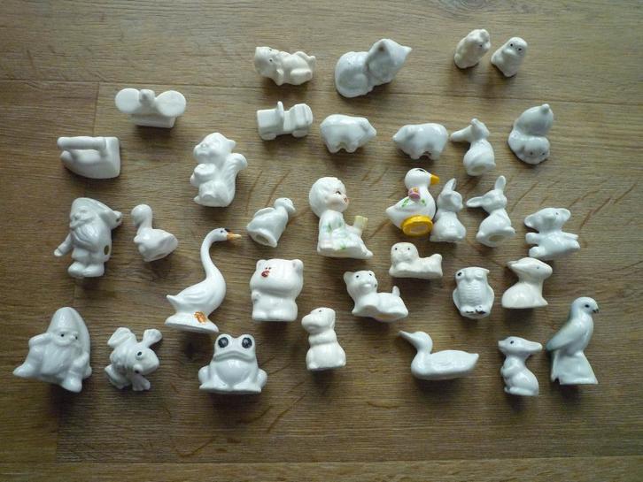 Heel veel letterbak beeldjes vogels eend baby zwaan konijn, Verzamelen, Beelden en Beeldjes, Zo goed als nieuw, Overige typen