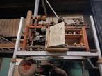 Oude Draaibank - Vintage Houtbewerking, Doe-het-zelf en Verbouw, Draaibanken, Ophalen of Verzenden, Gebruikt, Metaaldraaibank